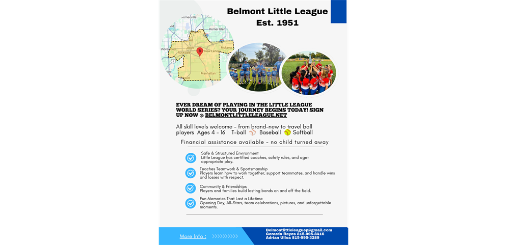 Registration Now Open - 2026 Spring Season